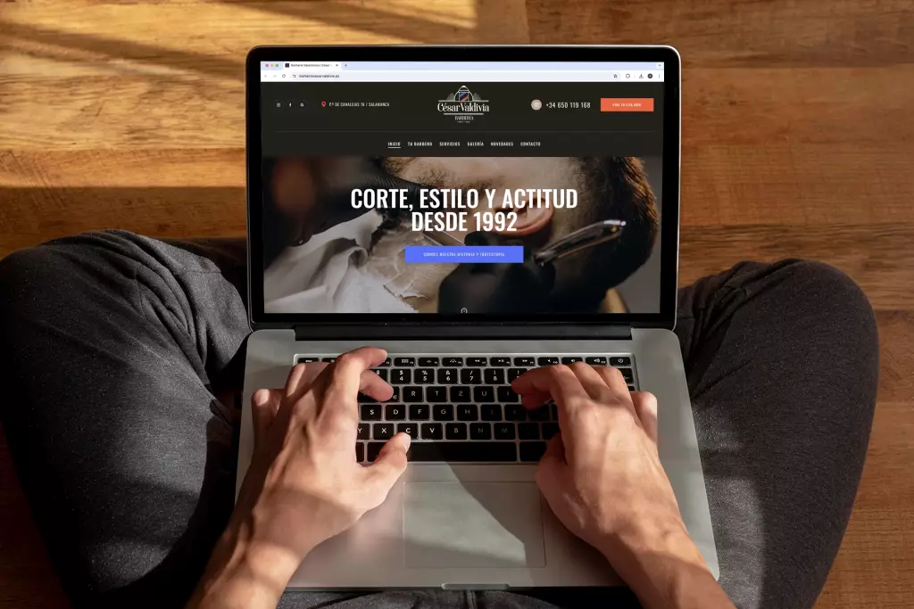 La Barbería César Valdivia estrena nueva web